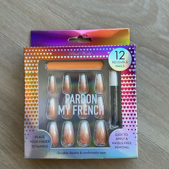 Colorful Reusable Nail Set/Lot of 5 - Picture 4 of 12